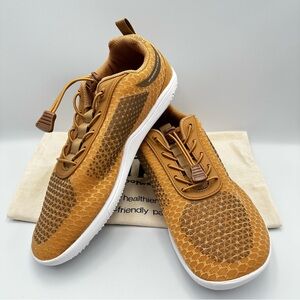 Hike Footwear HF Cloud Brown Gold Barefoot Sneaker Sz EU 40 M 7-7.5 W 9-9.5 Ltwt